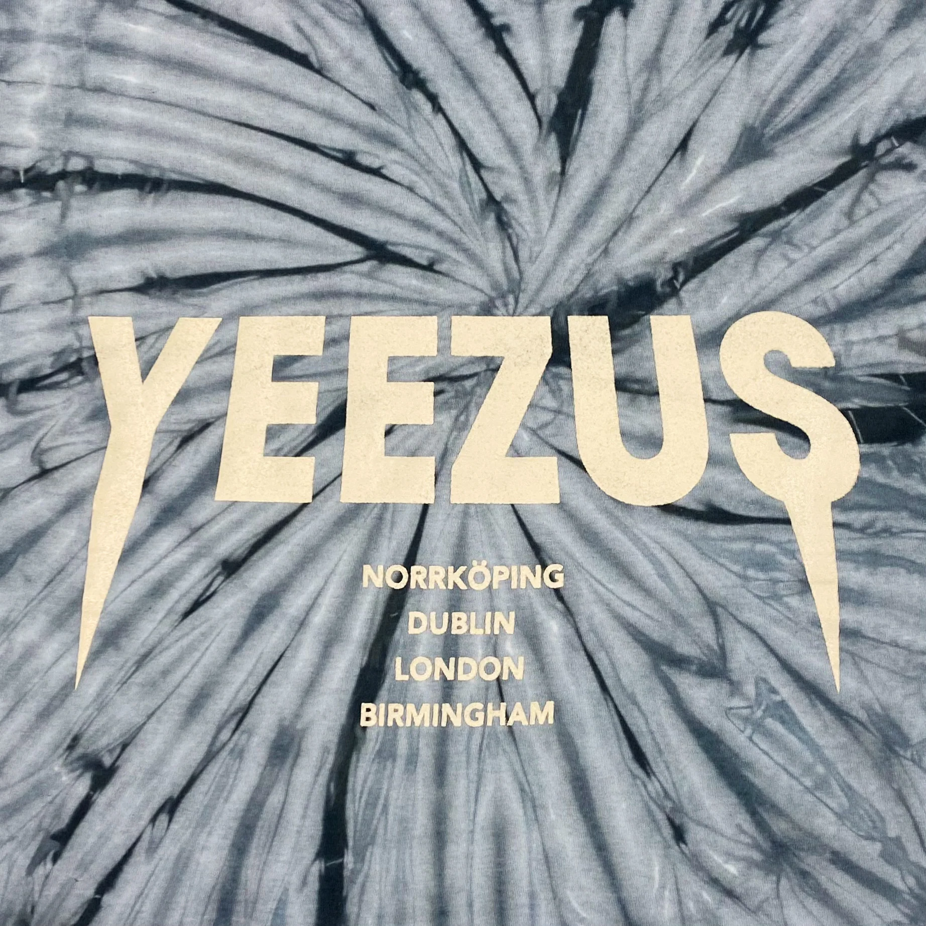 Yeezus Tour 2014 Euro Tie Dye Tee By Virgil Abloh - Image 6