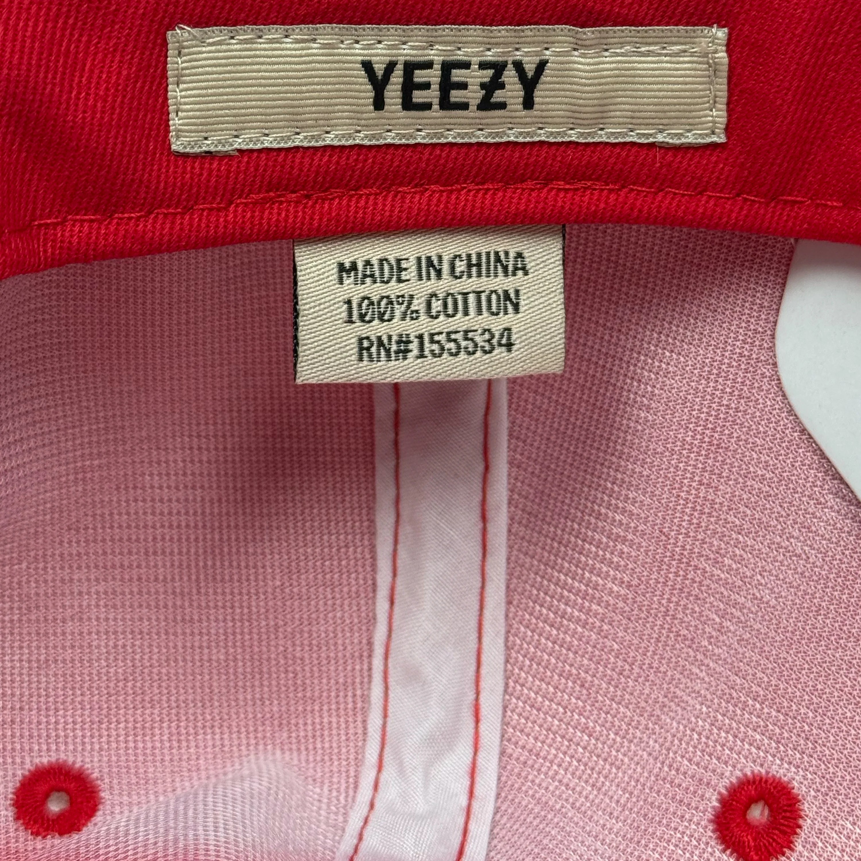 Yeezy 2018 OG Free Hoover Hat In Red - Image 6