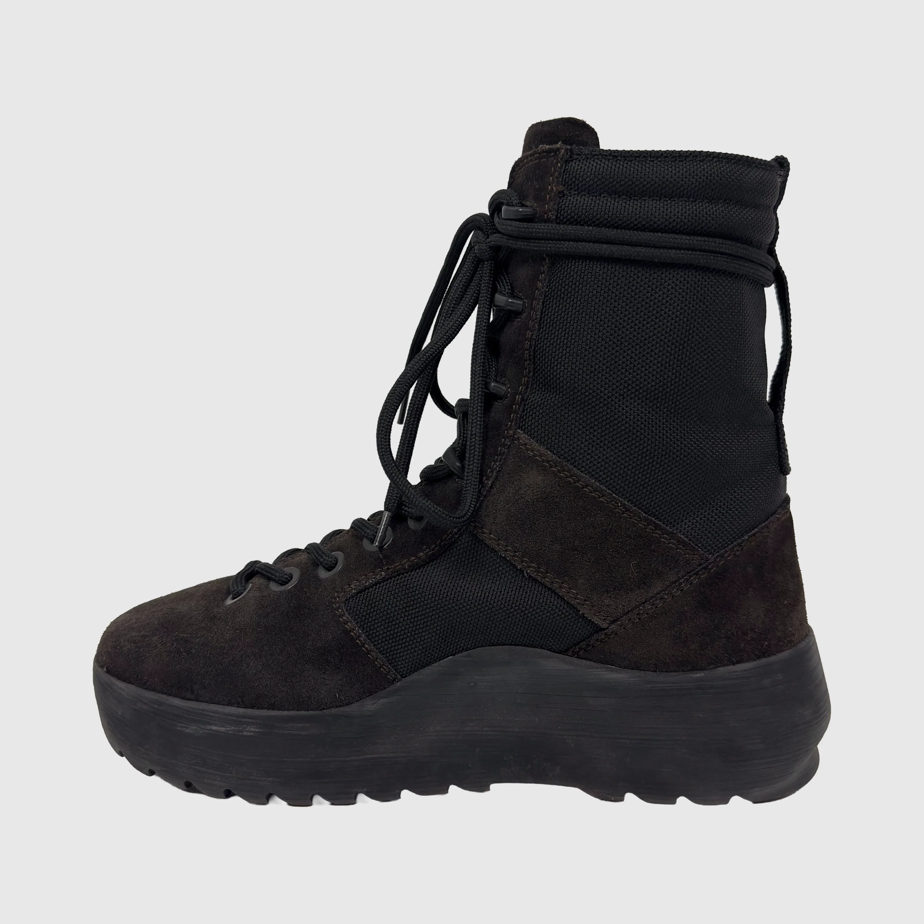 Yeezy Season 3 Military Boots In Onyx - Image 4