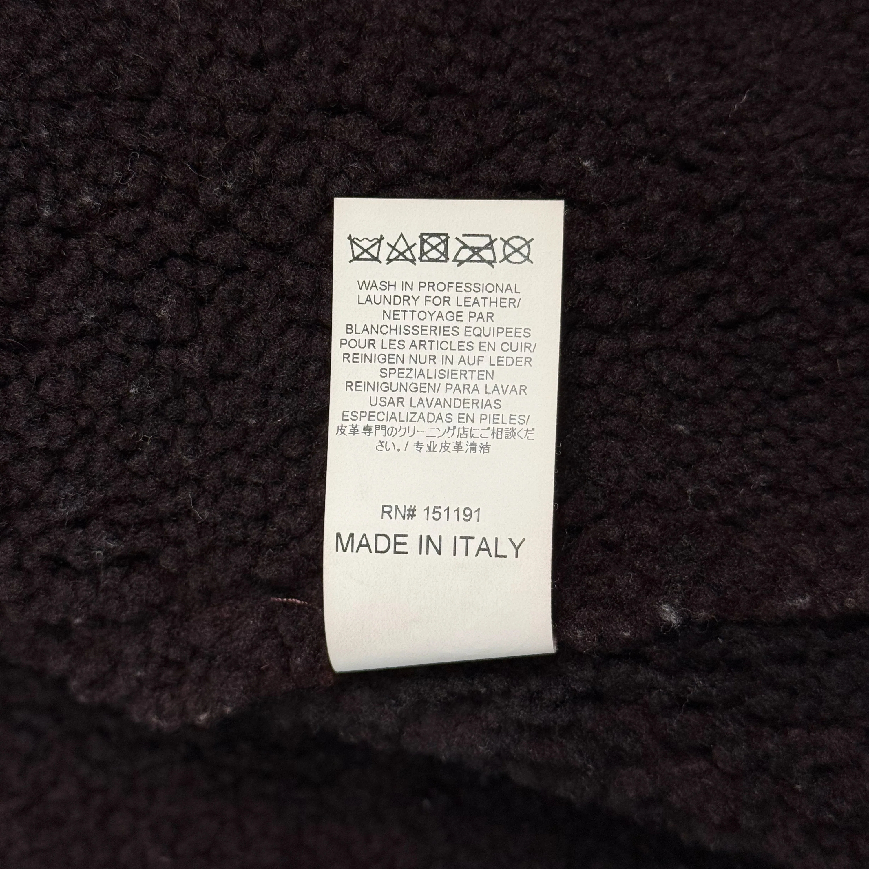 Yeezy Season 5 Shearling Hooded Jacket In Oxblood - Image 14