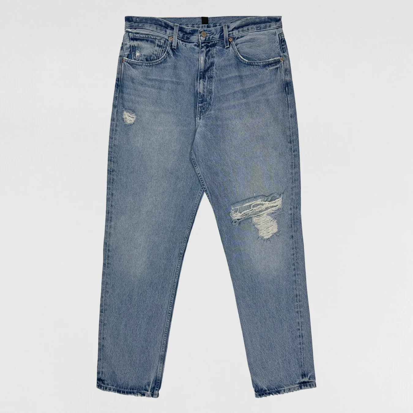 Yeezy Gap Balenciaga 2022 Washed Denim Pants In Indigo