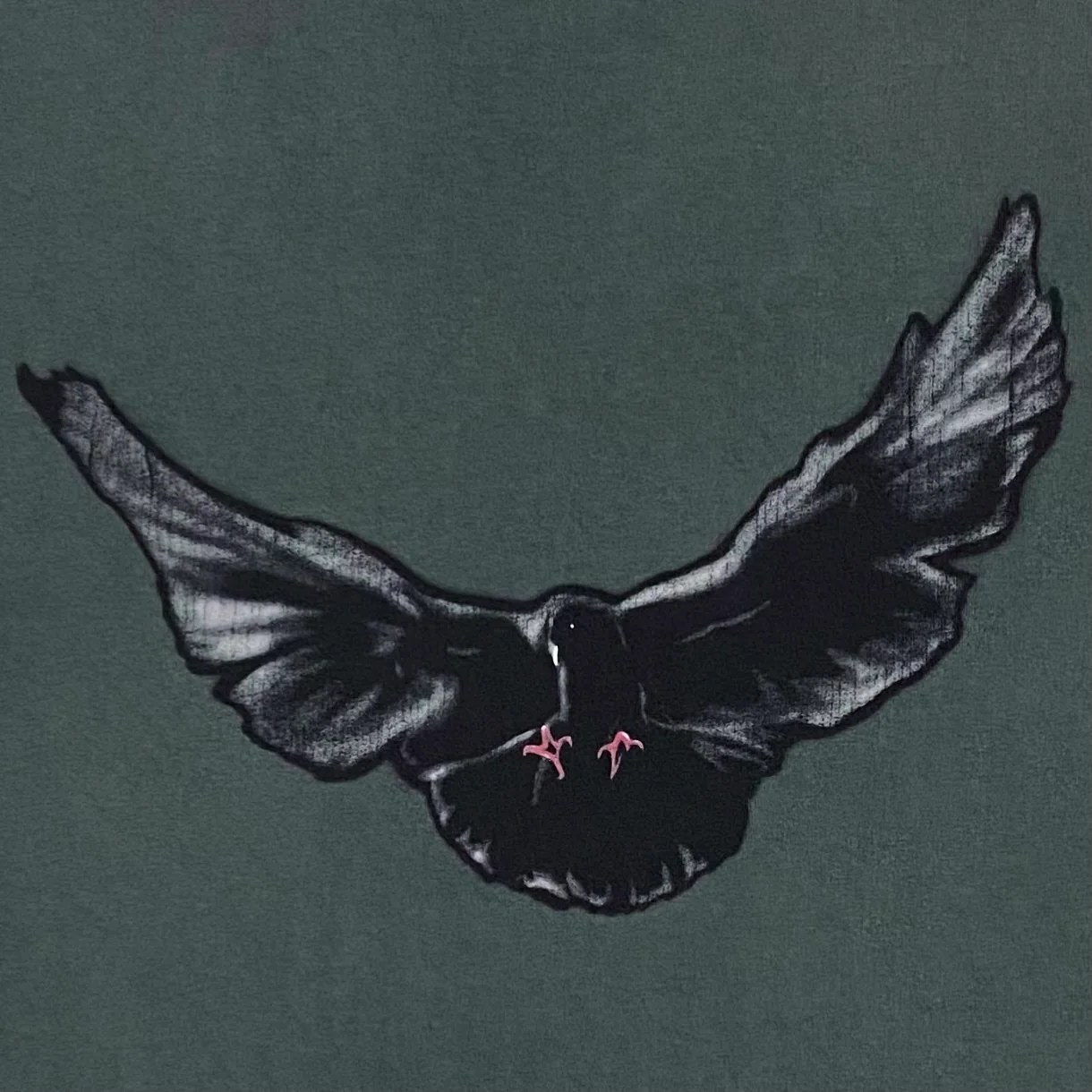 Yeezy Gap Balenciaga 2022 Dove Long Sleeve In Dark Green - Image 2