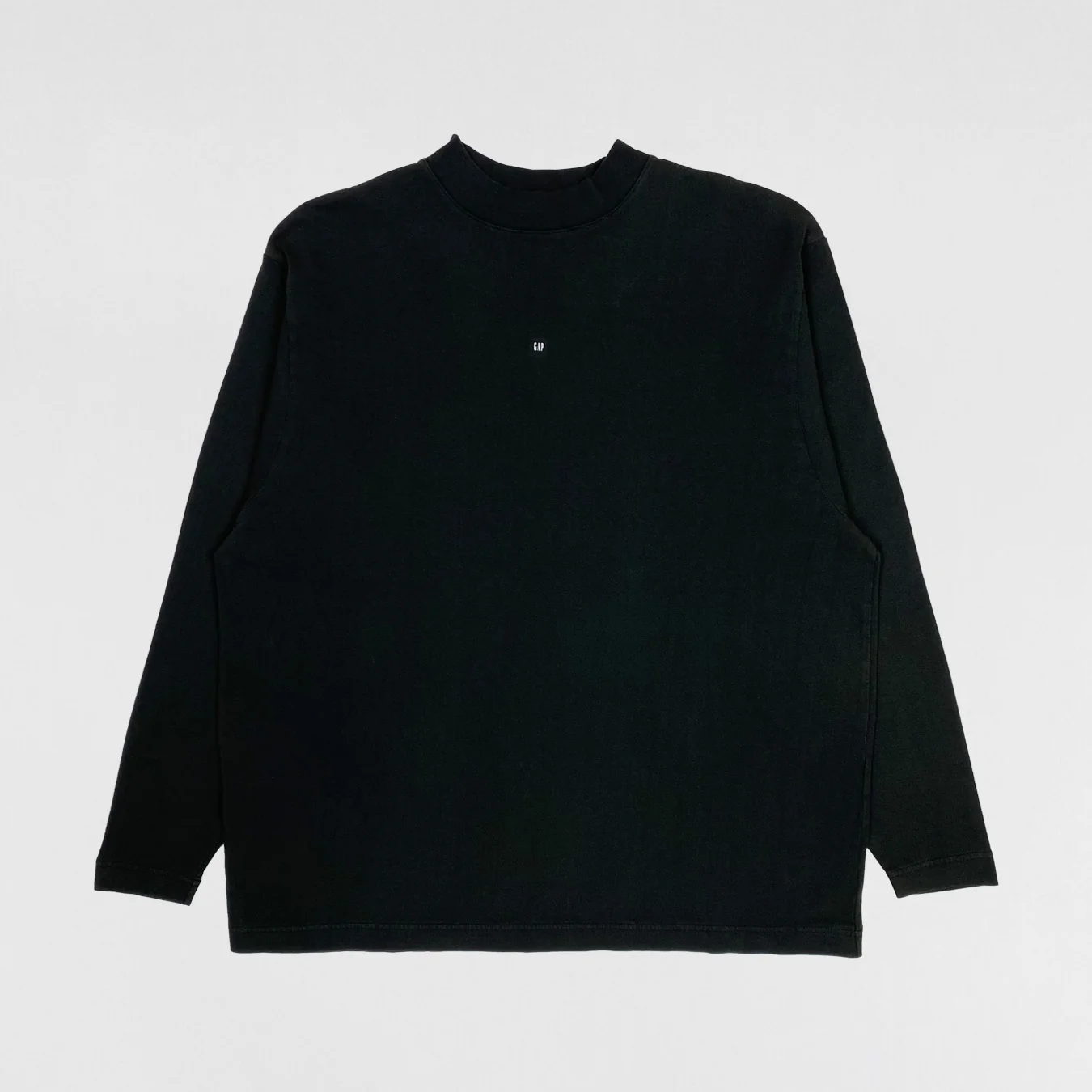 Yeezy Gap Balenciaga 2022 Logo Long Sleeve In Black