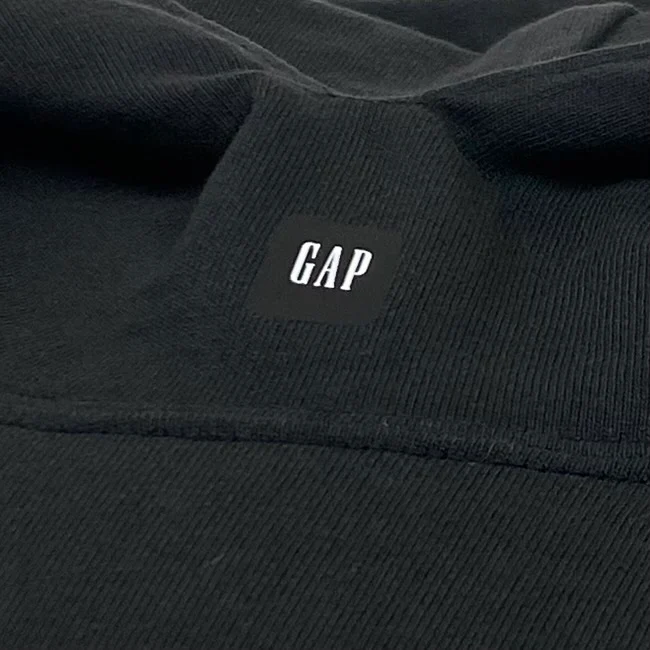 Yeezy Gap Balenciaga 2022 Logo Hoodie In Black - Image 3