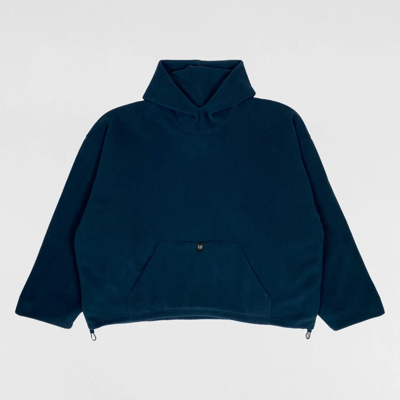 Yeezy Gap Balenciaga 2022 Polar Fleece Hoodie In Dark Blue