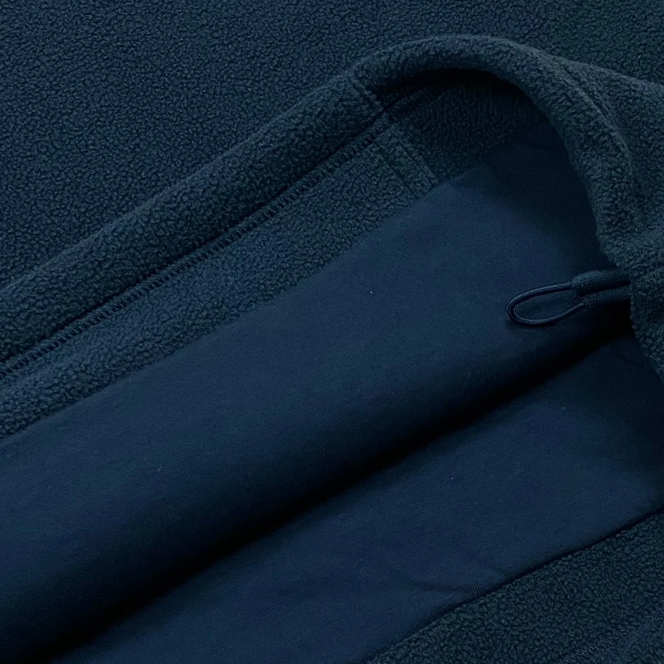 Yeezy Gap Balenciaga 2022 Polar Fleece Hoodie In Dark Blue - Image 6