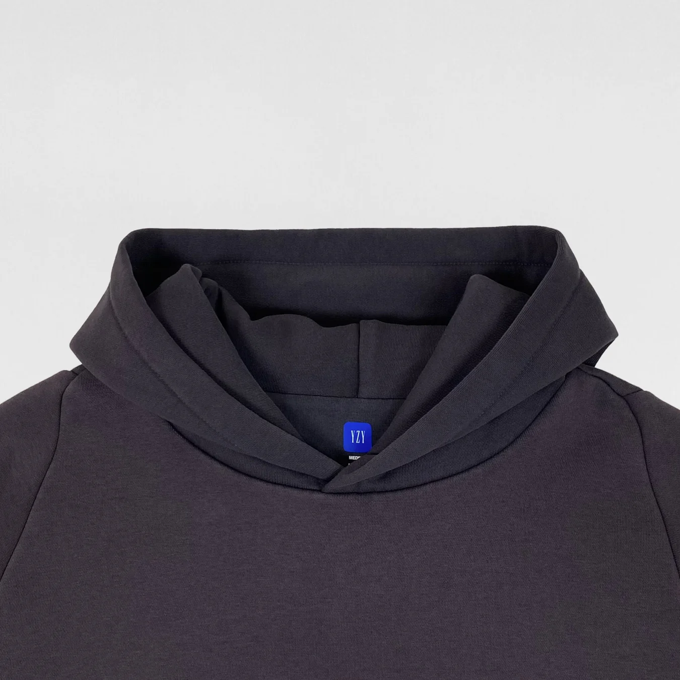 Yeezy Gap Balenciaga 2022 Shrunken Logo Hoodie In Dark Grey - Image 3