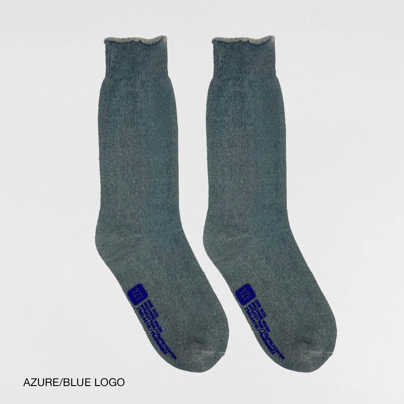 Yeezy Gap 2020 Unreleased Wyoming Two Tone Bouclette Sample Socks - Image 14