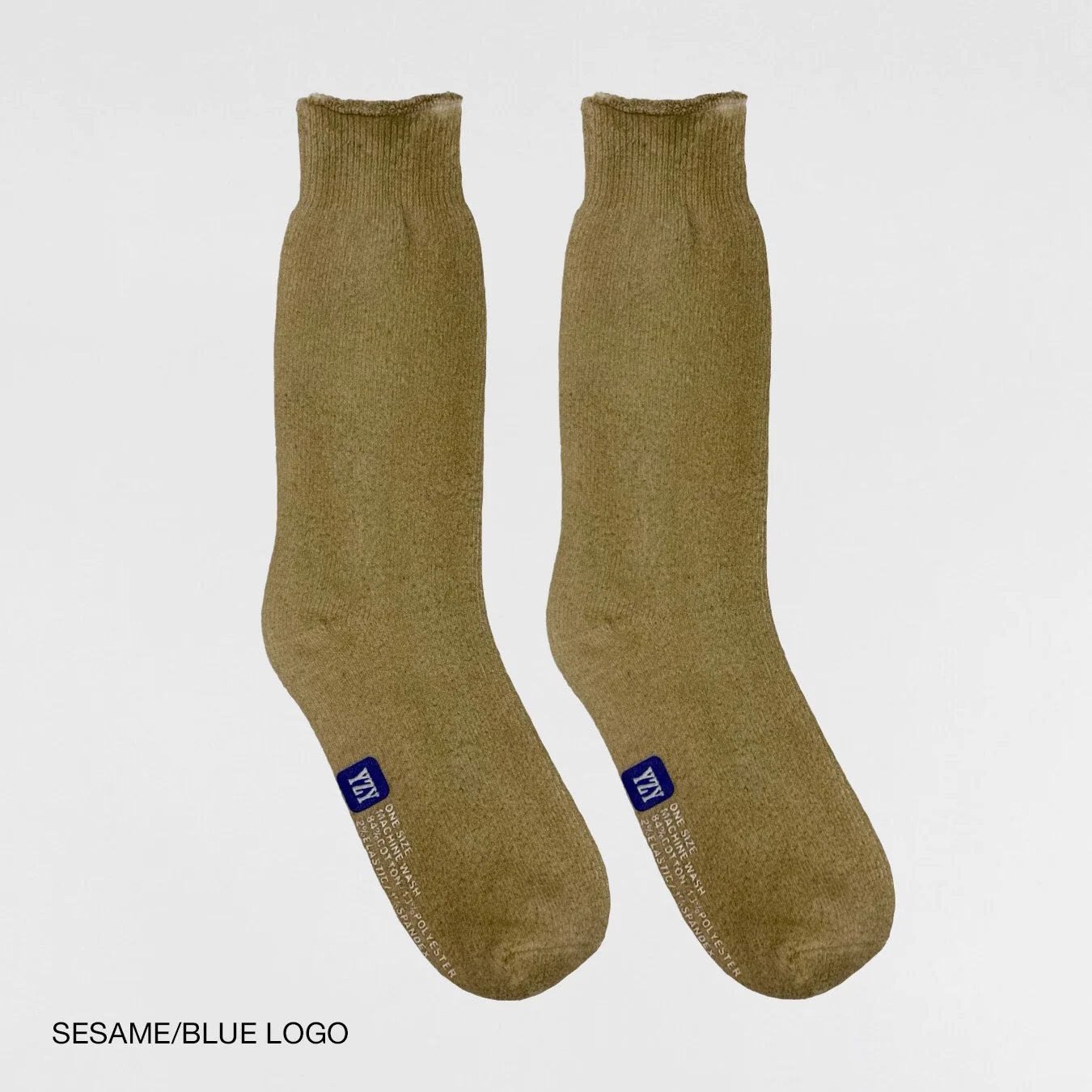 Yeezy Gap 2020 Unreleased Wyoming Two Tone Bouclette Sample Socks - Image 22
