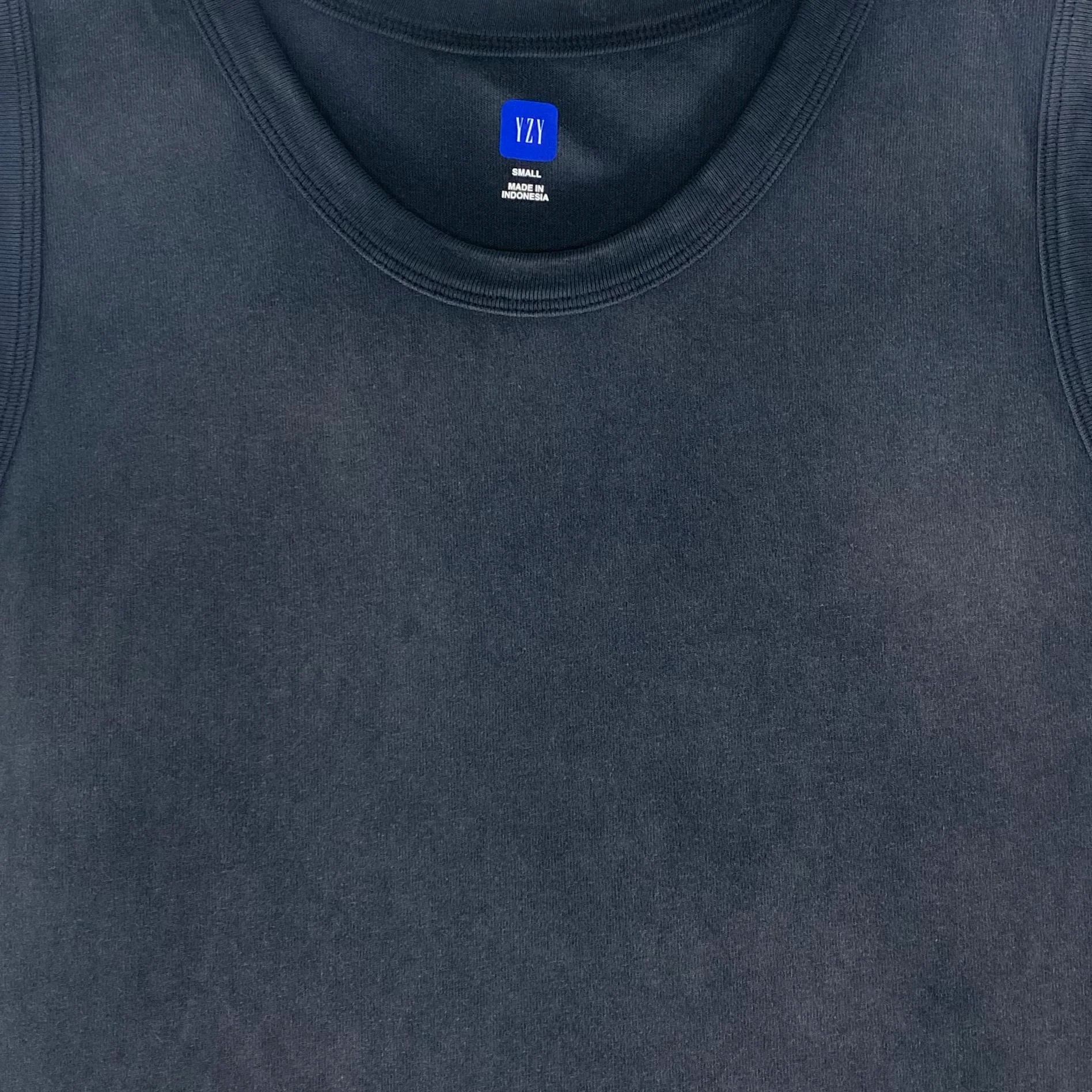 Yeezy Gap 2022 Tank Top In Poetic Black Wash - Image 2