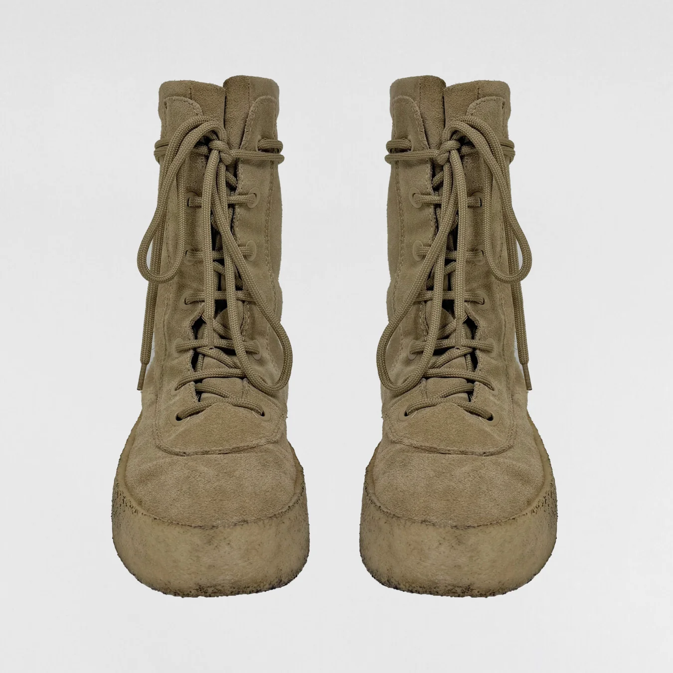 Yeezy Season 2 Crepe Boots In Taupe - Image 2