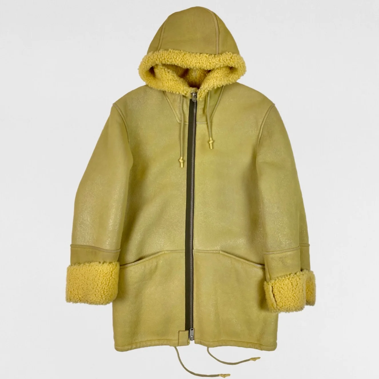 Yeezy Season 3 God Sun Shearling Hooded Jacket