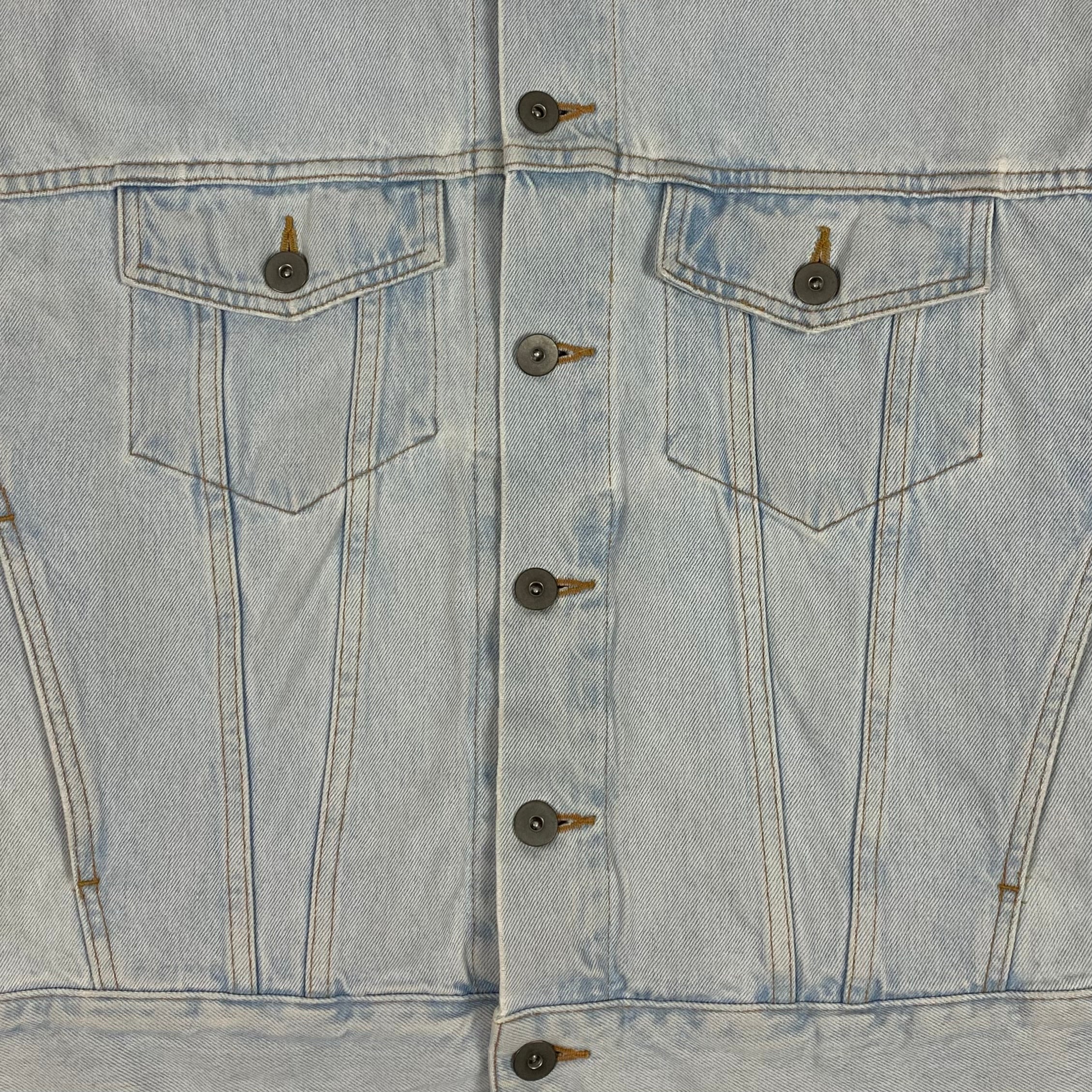 Yeezy Season 5 Denim Jacket In Faded Indigo - Image 2