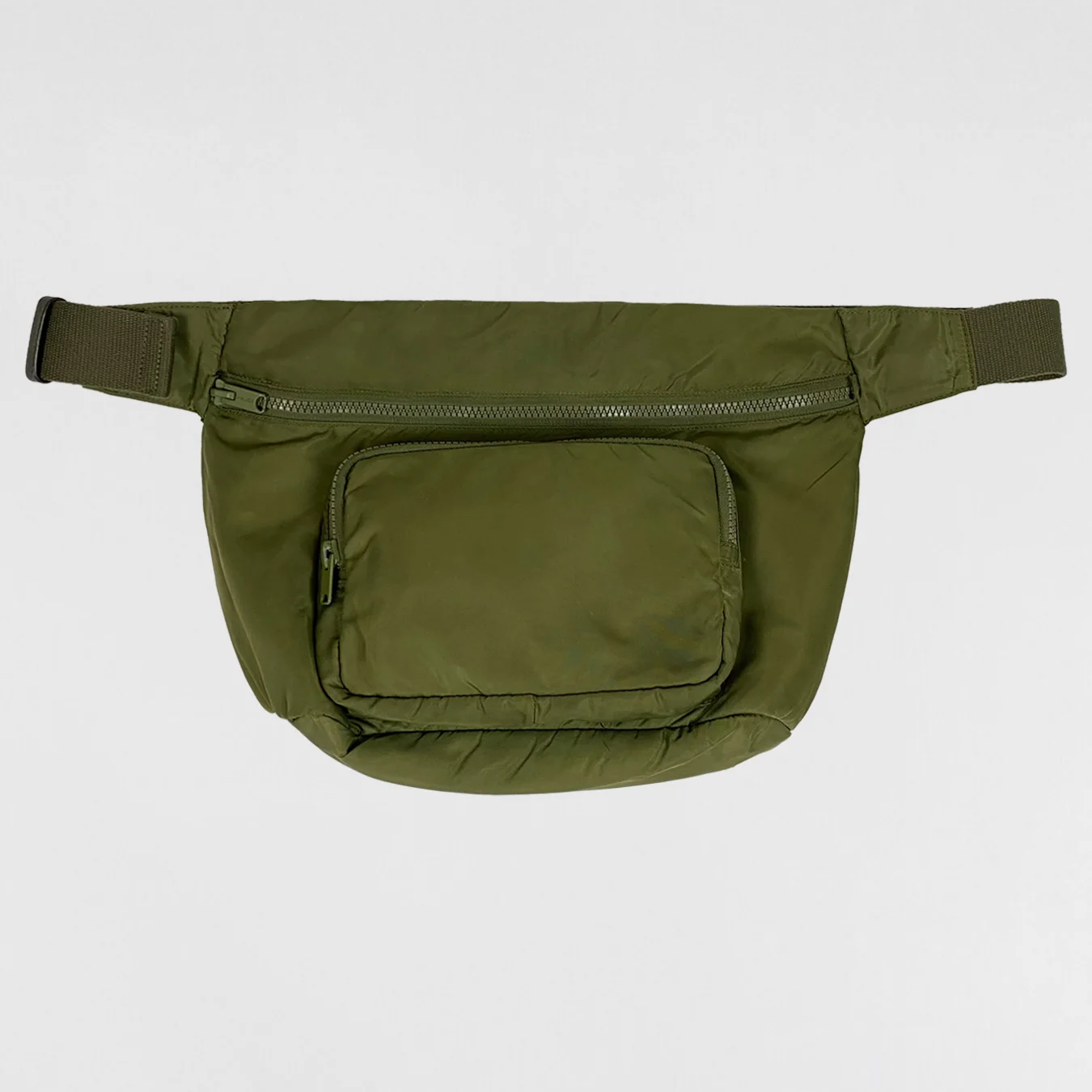 Yeezy Season 5 Nylon Padded Crossbody Bag In Truffle