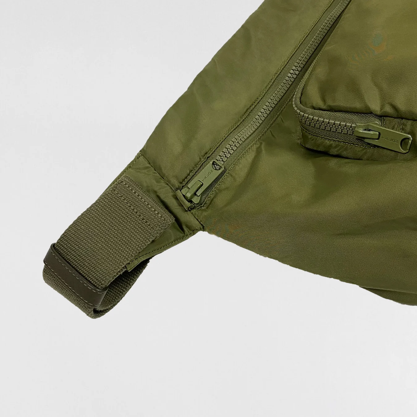 Yeezy Season 5 Nylon Padded Crossbody Bag In Truffle - Image 3