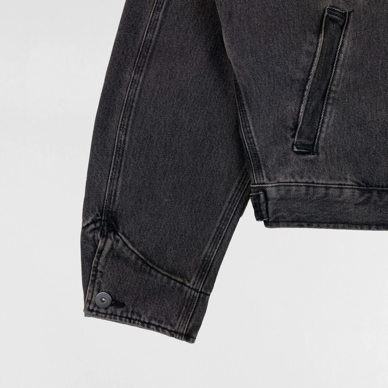 Yeezy Season 5 Workwear Denim Jacket In Faded Ink - Image 3