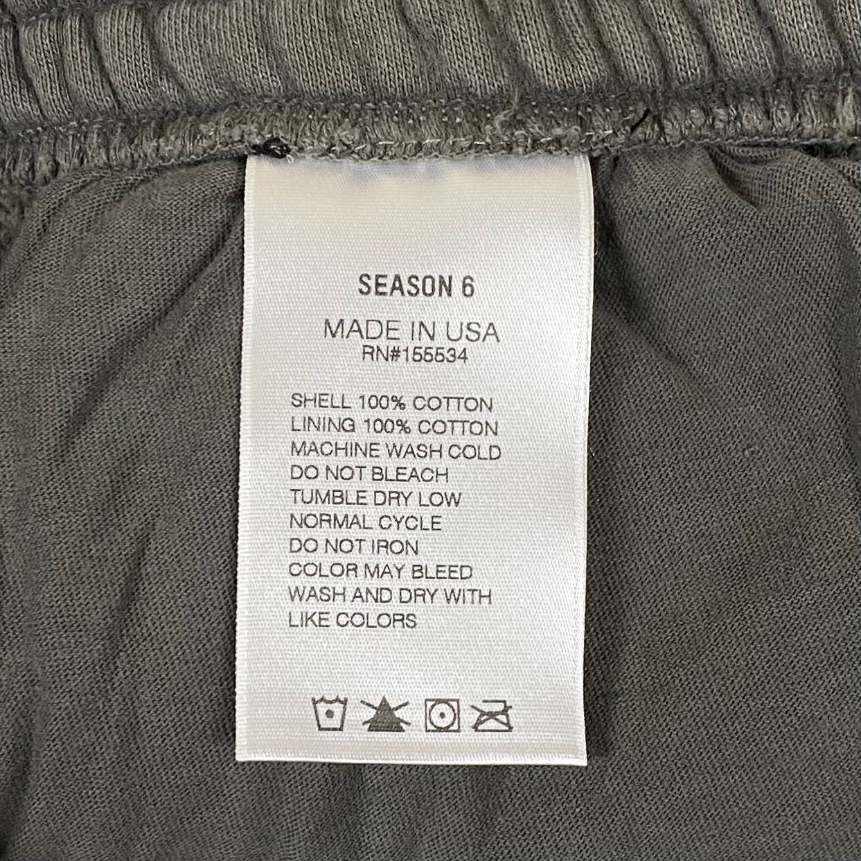 Yeezy Season 6 Heavyweight Sweatpants In Gravel - Image 10