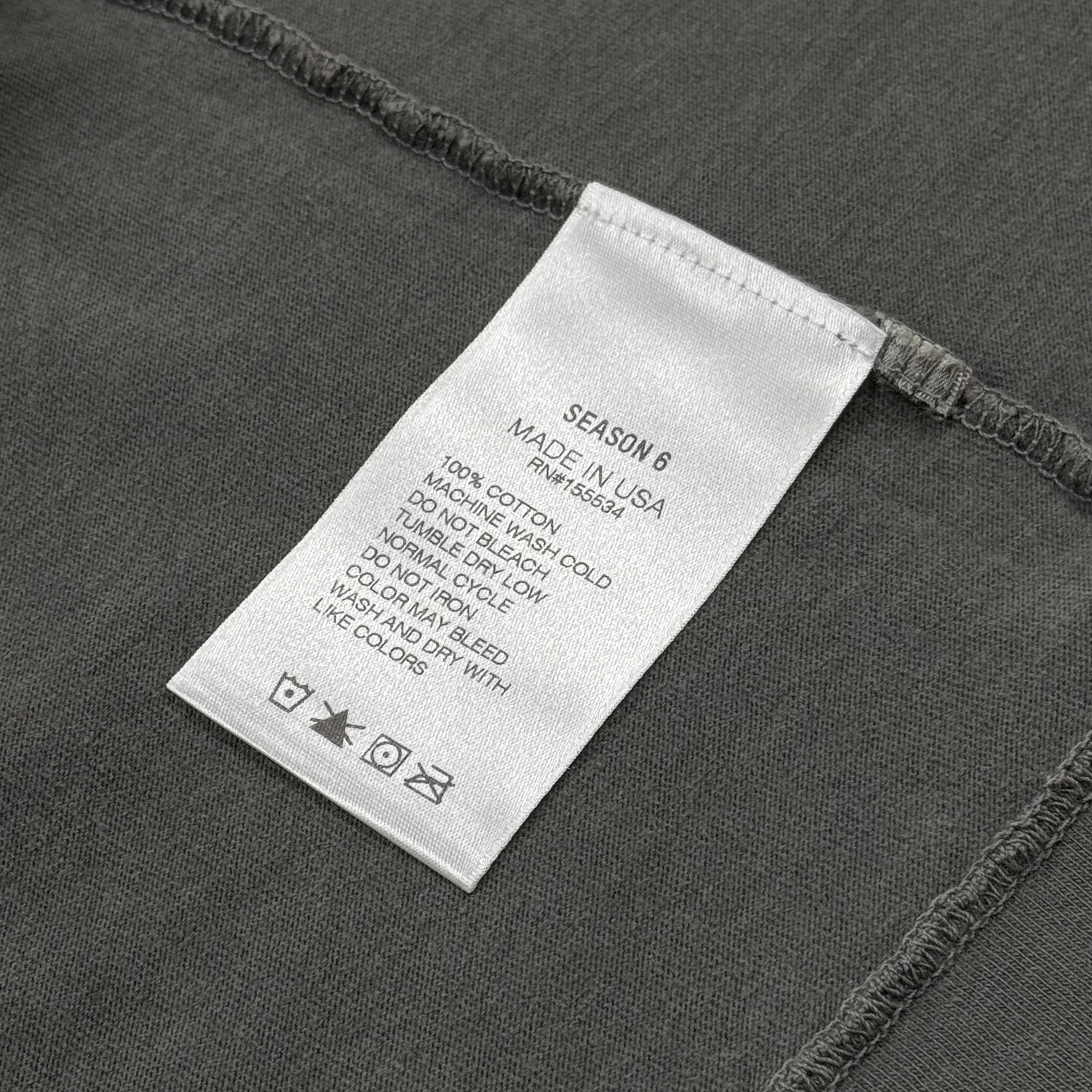 Yeezy Season 6 Tee In Gravel - Image 5