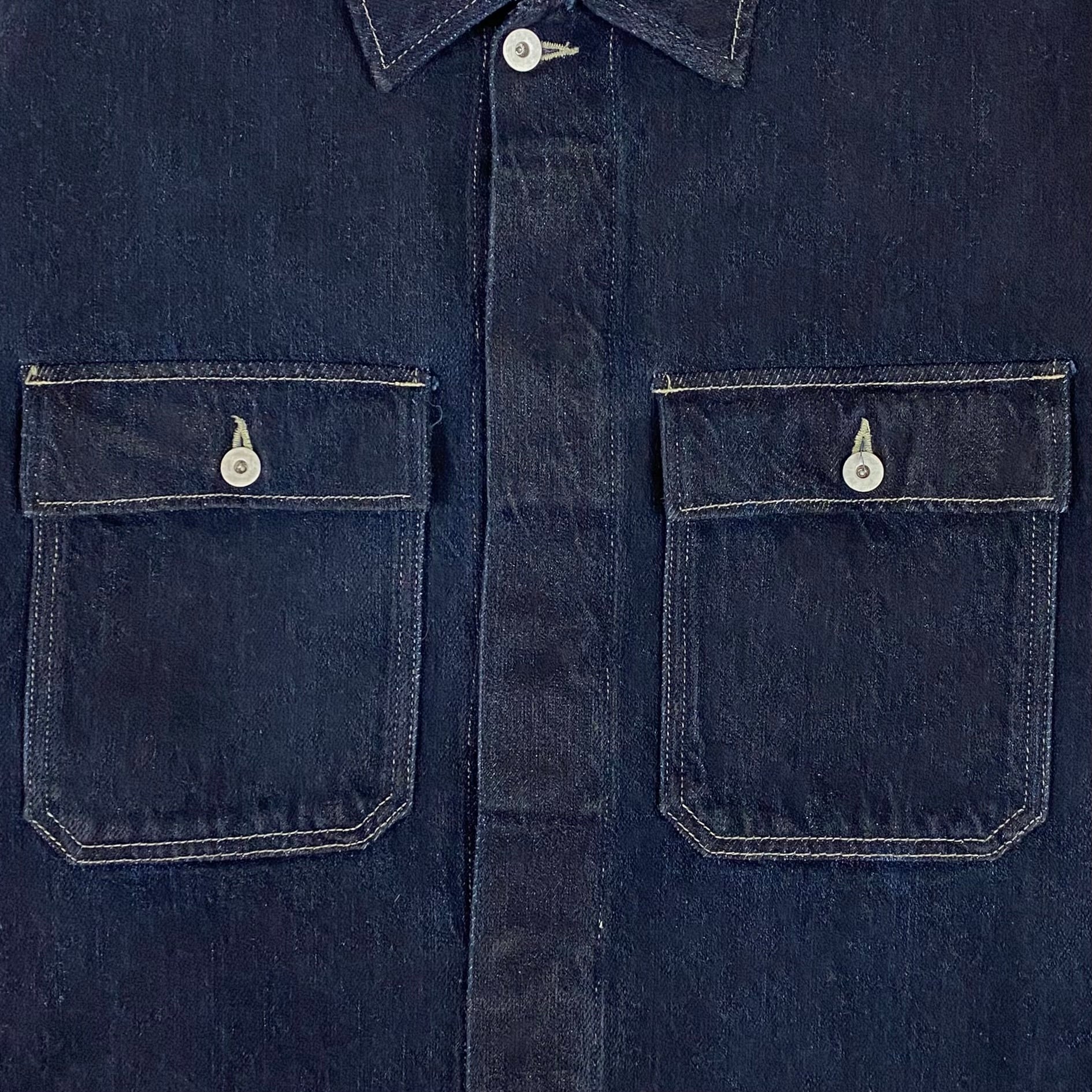 Yeezy Season 6 Unreleased Sample Work Shirt In Denim - Image 3