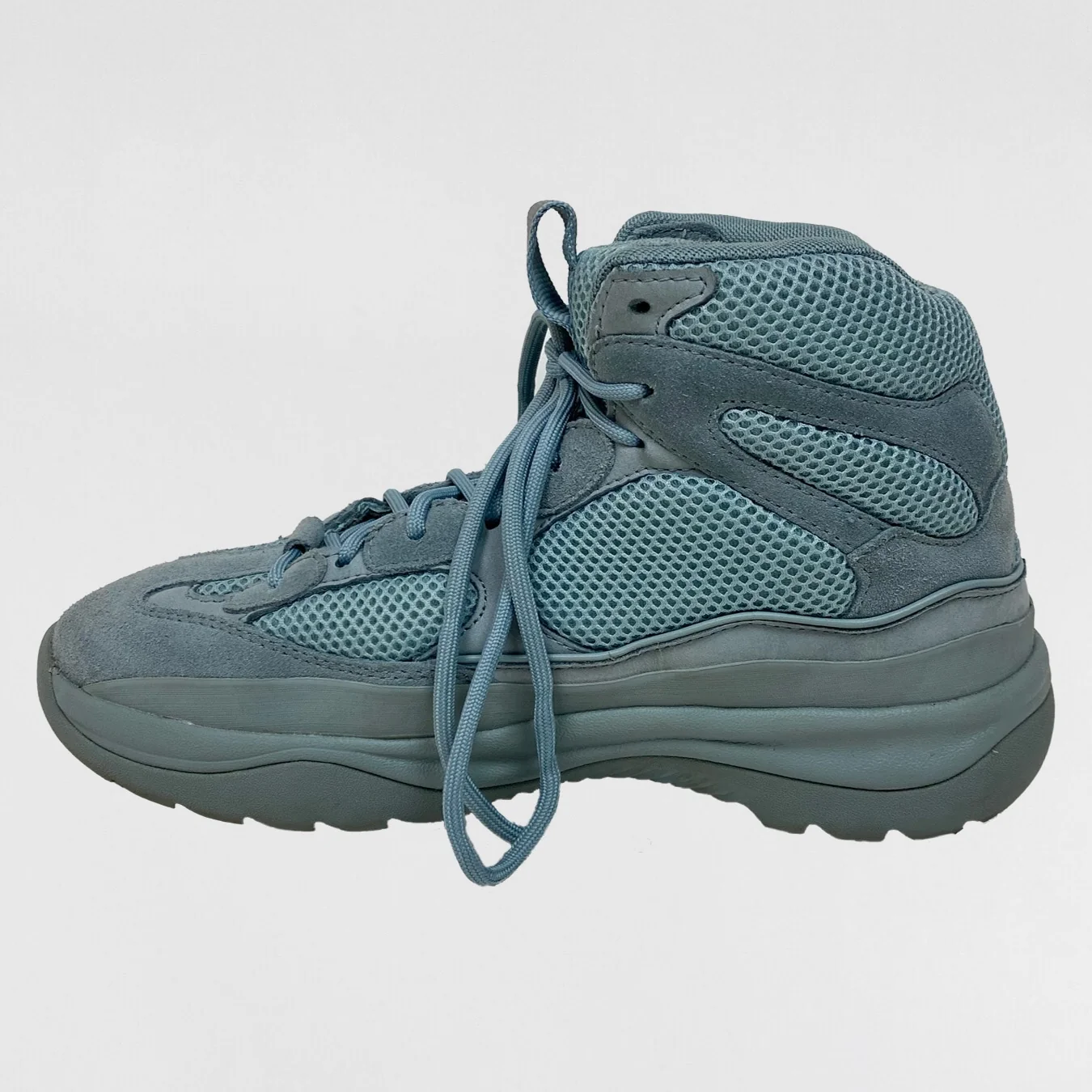 Yeezy Season 7 Suede Desert Boots In House Blue - Image 5