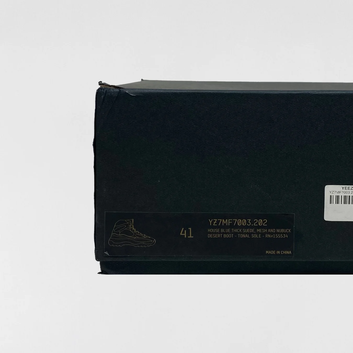 Yeezy Season 7 Suede Desert Boots In House Blue - Image 9